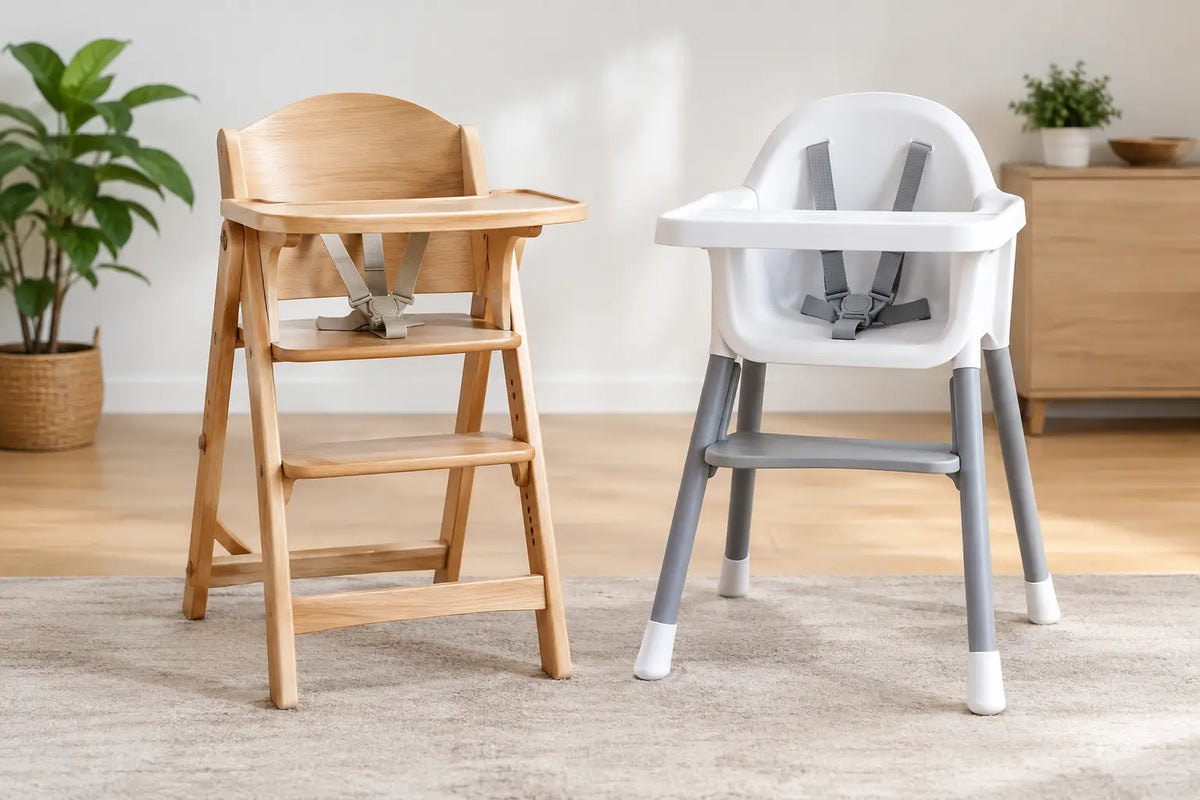 Wooden Versus Plastic High Chairs Compared