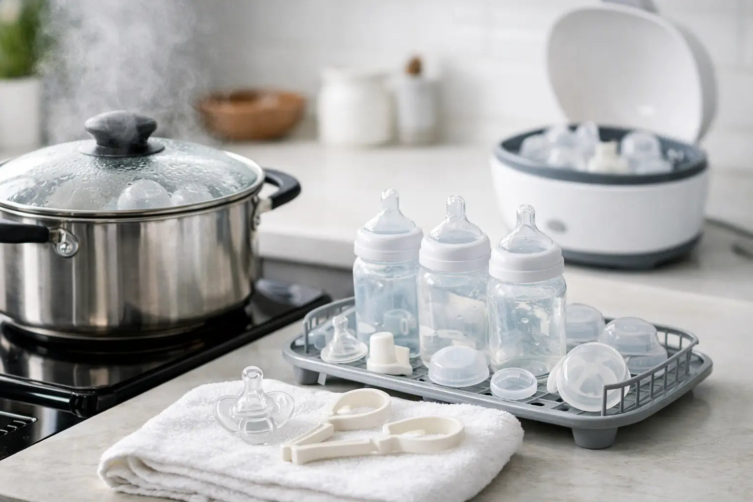 How to Sterilise Baby Bottles at Home Safely