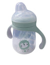 Baby bottle with handle wide neck multi function water cup-green