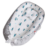 Baby nest organic breathable crib with tree pattern -sleeping pod