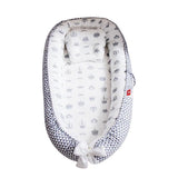  Organic Baby nest with geometric pattern and crown design 
