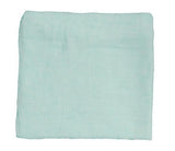 Light blue textured blanket Bamboo Cotton wrap solidcolor baby swaddle blanketwrap_106x126cm