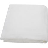 White folded BambooCotton wrap solidcolor baby swaddle blanket wrap