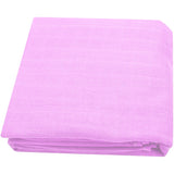 Folded light purple BambooCotton wrap solidcolor baby swaddle blanket wrap