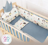 طقم مفروشات مكون من خمس قطع 116 × 61