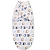 organic Baby swaddle with car pattern .