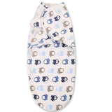 organic Baby swaddle with car pattern .