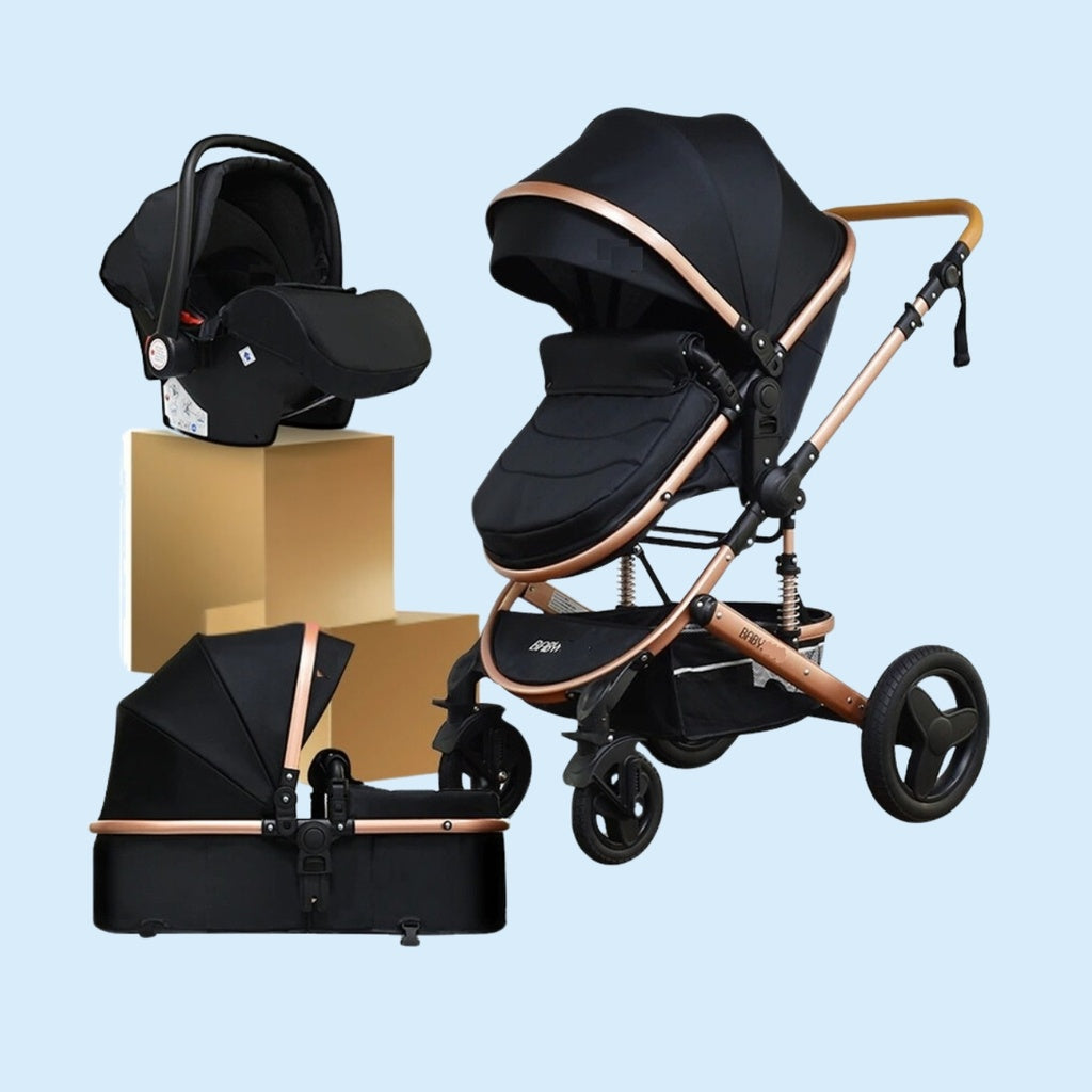 High landscape Baby life 3 in 1 baby car stroller 2 way baby stroller