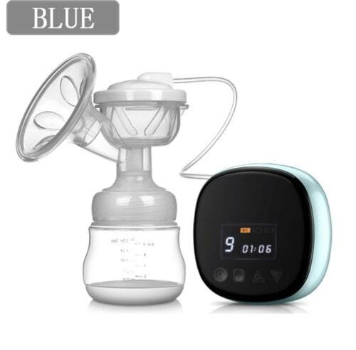 Silicone electric Breast pump with digital display.