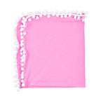 Soft Muslin Swaddle Blankets Pom Pom