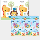 High quality baby placemats foldable with animal-themed designs .