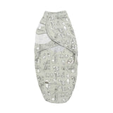 Baby organicswaddle with animal pattern 