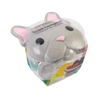  Meli Cat-shaped snack bowl with a transparent lid .
