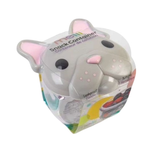  Meli Cat-shaped snack bowl with a transparent lid .