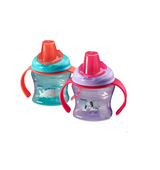 VITAL HYDRATE baby sippy cups green and purple.