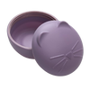 Melii silicone Purple container with lid 