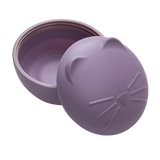 Melii silicone Purple container with lid 