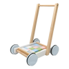 A baby walker with colorful building blocks for toddlers to play.