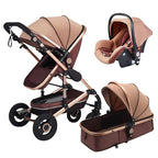 Belecoo 3 In1 Baby Stroller High Landscape With Car Seat Folding For 0-3 Years