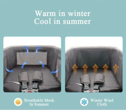 Belecoo 3 In1 Baby Stroller High Landscape With Car Seat Folding For 0-3 Years
