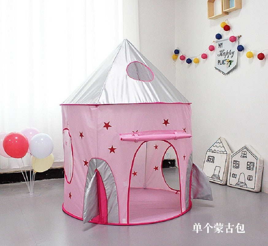 3 pieces castle child indoor outdoor play teepee kids tent 1 - 8 years