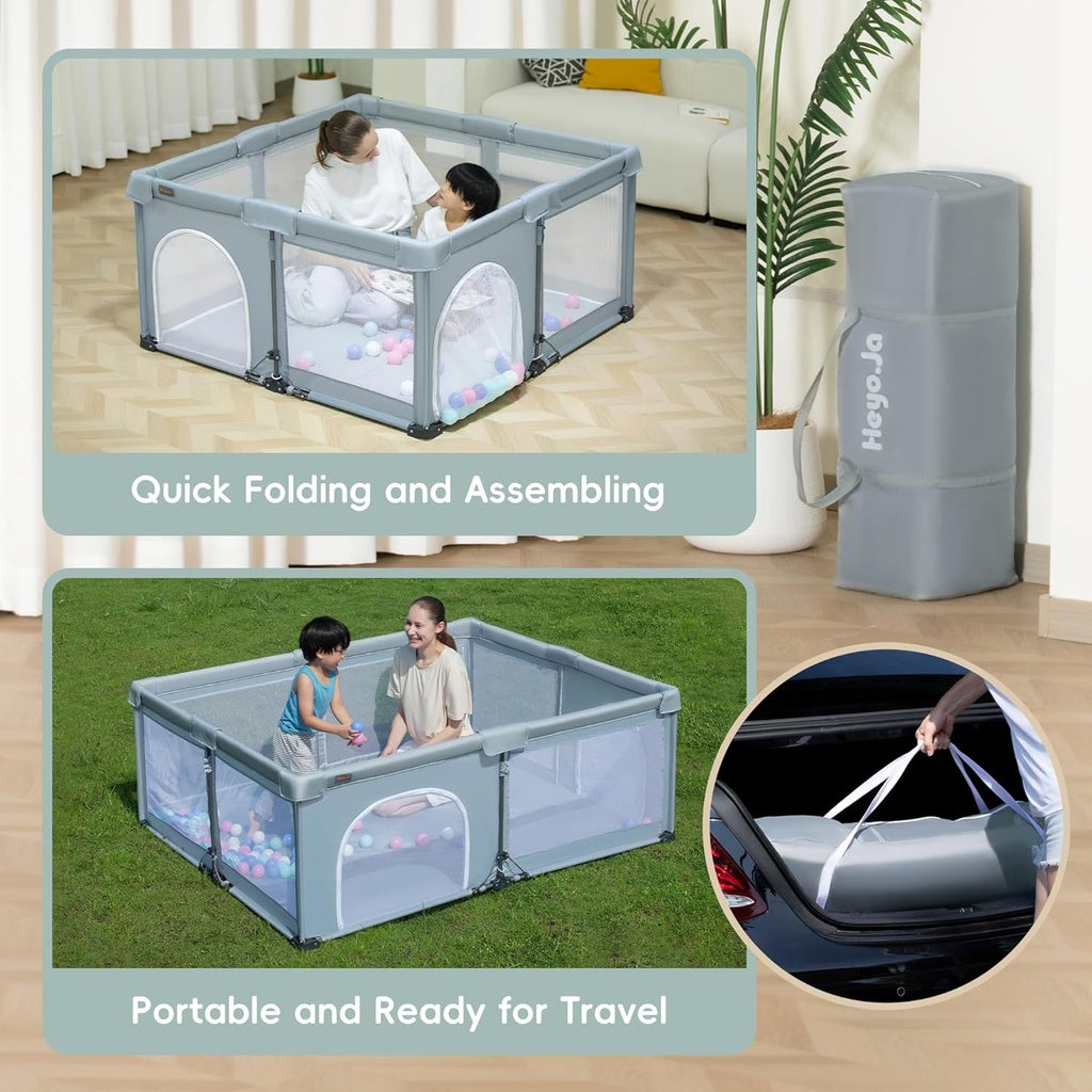 Baby Playpen Extra Large Play Yard Indoor 150x180