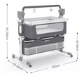 Automatic Swing Cot & Bedside Crib bed with Bluetooth!
