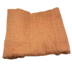 Bamboo Cotton wrap solid color baby swaddle blanket wrap (106x126 cm)