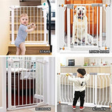 Collage of a baby, dog, and child using a multi-useBaybee safety gates.