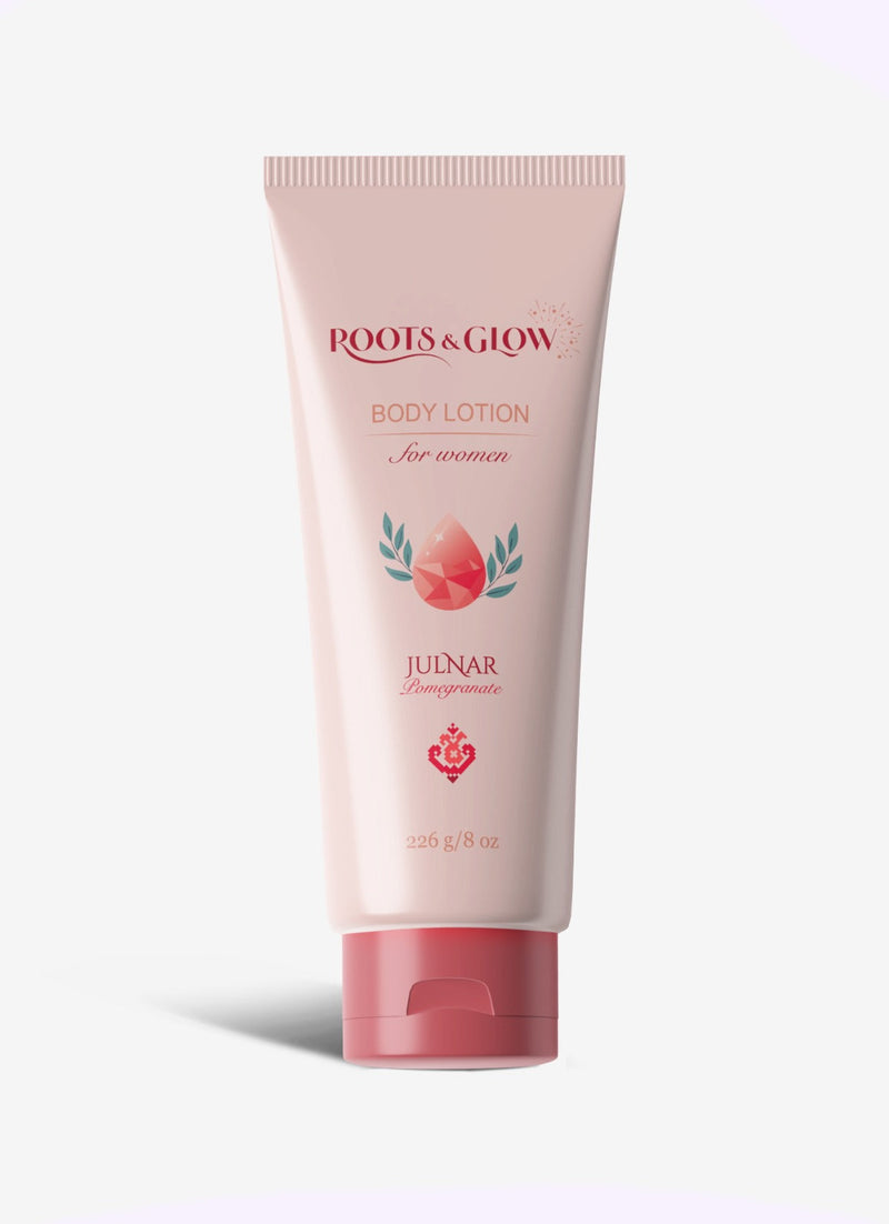 Roots & Glow Body Lotion for women.