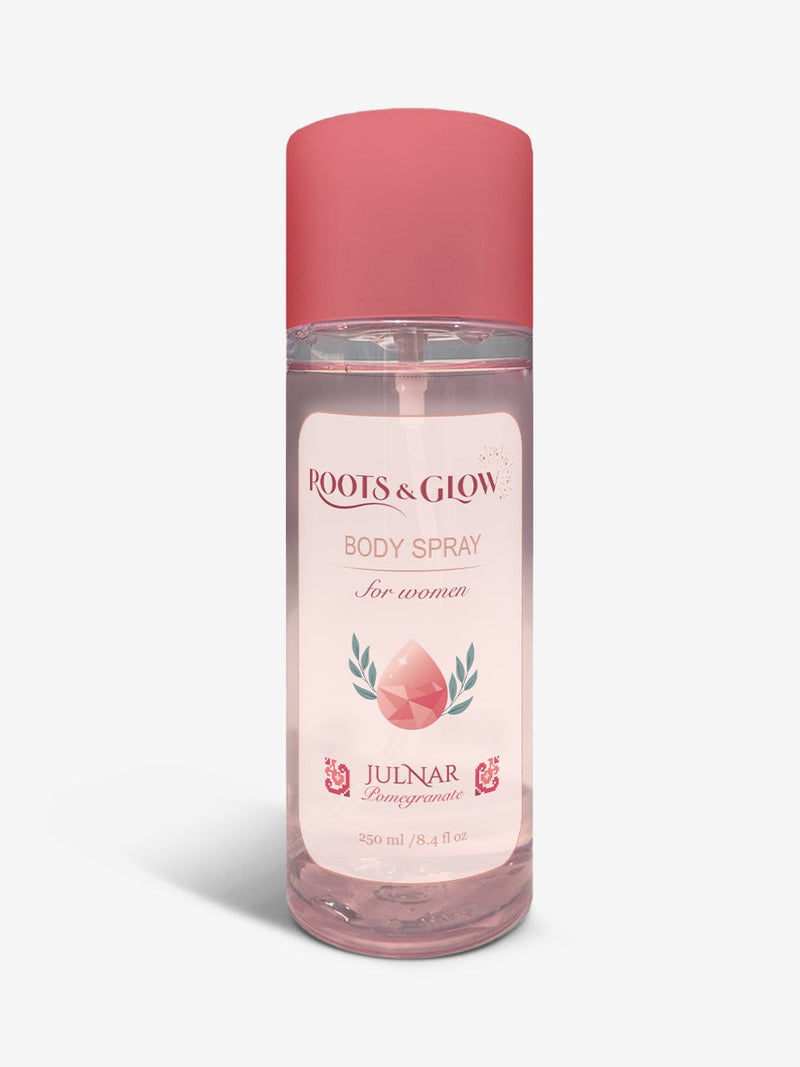 Roots & Glow Body spray for women.
