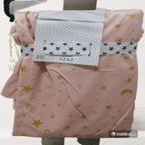  cute plush baby blanket Pink with stars