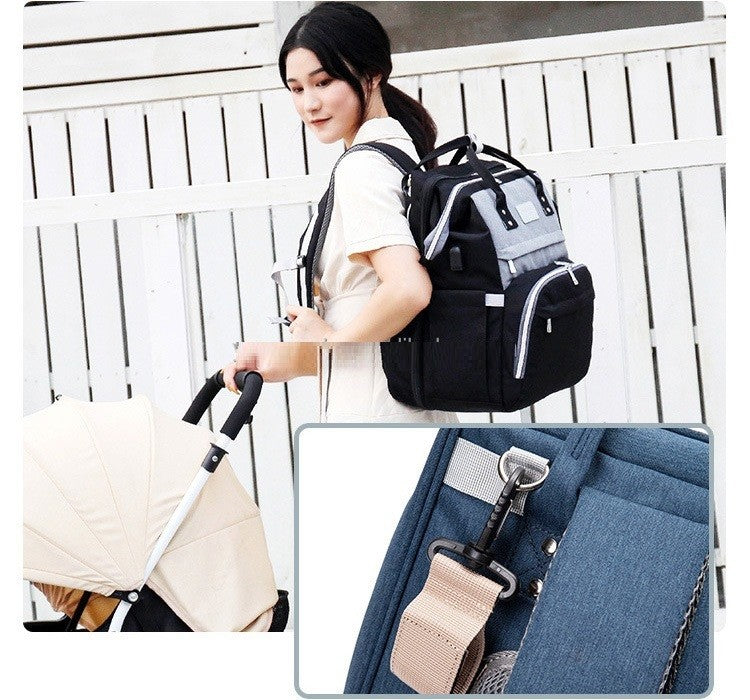 Diaper Bag Backpack Baby Bed Nappy Changing Bags