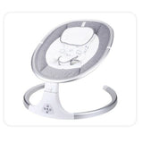 Electric Babybouncer swing with gray cushion .