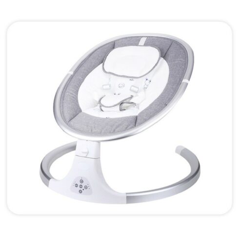 Electric Baby  bouncer swing with gray cushion .