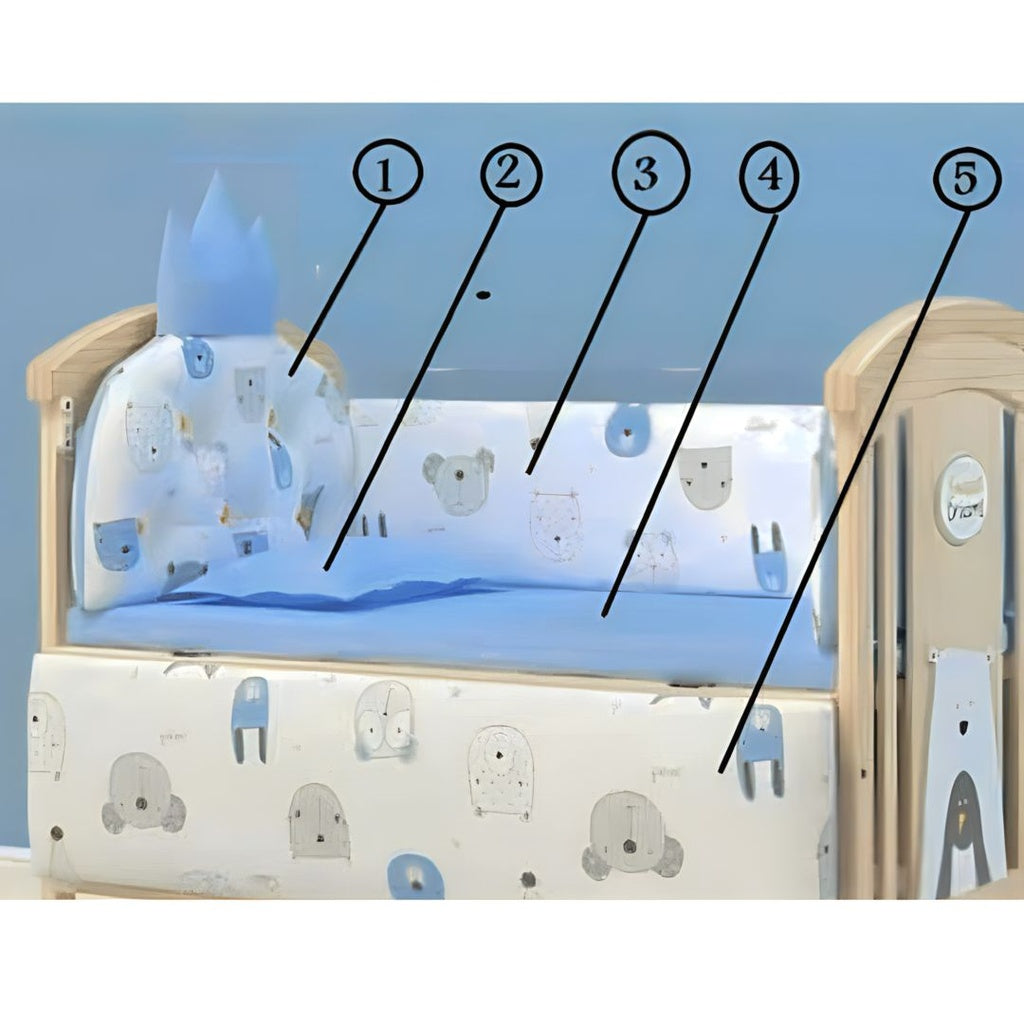 Five Pieces Bedding set 116 X 61