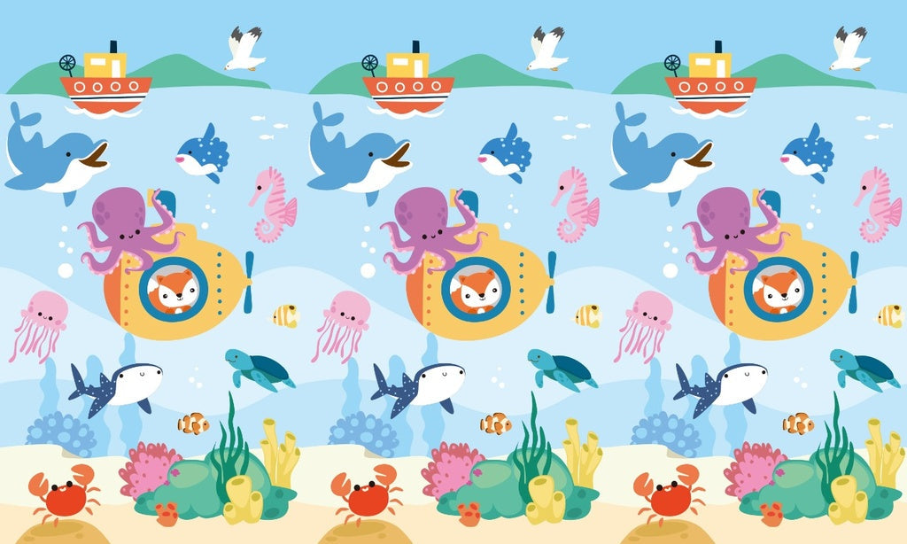 High quality baby floor play mat foldable portable animal printed playmat (180*200 cm)      (0 review)