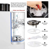 Intelligent milk formula maker with labeled parts, including the milk powder container, water tank, mixing chamber, control panel, dispensing outlet, and bottle tray.