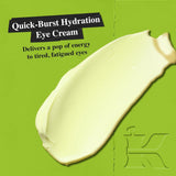 Eye cream with quick burst hydration.