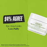 Kiehl's Creamy Eye Treatment with text indicating customer satisfaction.