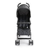 Light weight Nanu Black stroller with geometric pattern.