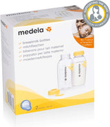 Medela breastmilk bottles packaging with two bottles 