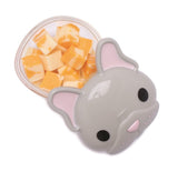  Meli Cat-shaped snack bowl with fruits.