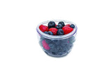 Meli Cat-shaped snack bowl with berries.