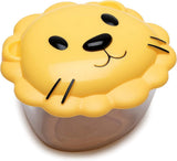 Meli Yellow lion-shaped container 