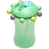 Melii Green sippy cup with colorful beads 