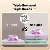 Comparison between 'Others' and 'Neakasa' with folded shirts .