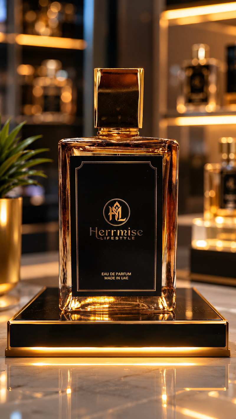 Herrmise Lifestyle Time Travel Infinite Oud Eau De Parfum Unisex-Premium French Fragrance Collection, Packed in UAE