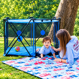 MagicGo Baby Playpen – Foldable Portable Baby Play Yard with Safe & Spacious Activity Area