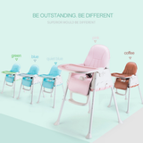  Portable plastic Dining Baby high chairs in various colors .